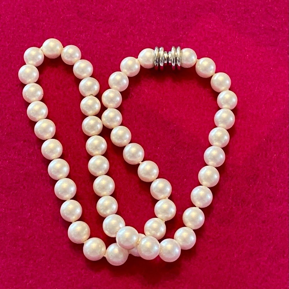 Faux pearls